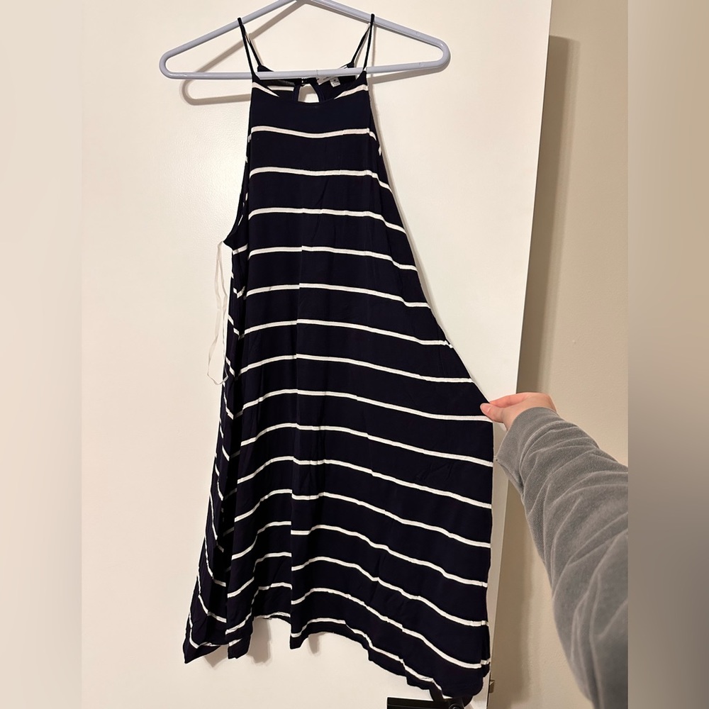 Women’s Striped Navy Dress